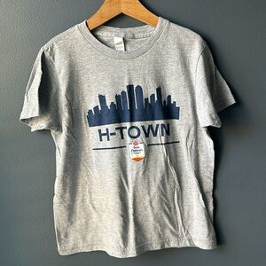 ⛳️ NWOT Texas Children’s Open Youth tee Shirt Coby Stevens size medium kids